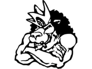  Lion Badass King Decal Proportional
