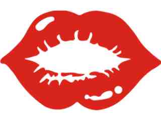  Lips 3 Decal Proportional