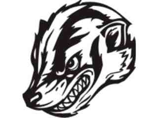  Mascots_ Badger_ 0 2 3_ X C C Decal Proportional