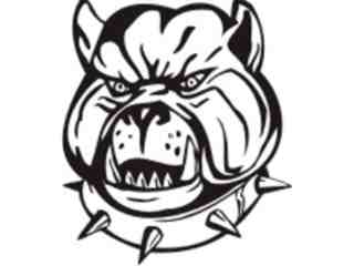  Mascots_ Bulldog_ 0 2 7_ X C C Decal Proportional