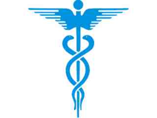  Medical Symbol Decal Proportional