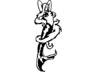  Mermaid Stretch Decal Proportional
