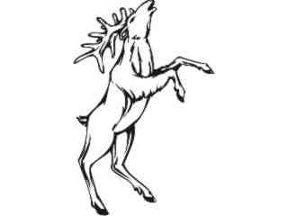  Moose Animal Wild_ 0 2 3a Decal Proportional