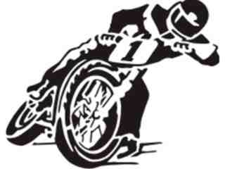  Motorcycle Dirtbike Fall Decal Proportional