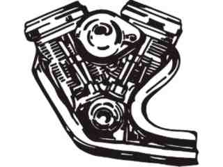  Motorcycle Engine 2_ M M 1 Decal Proportional