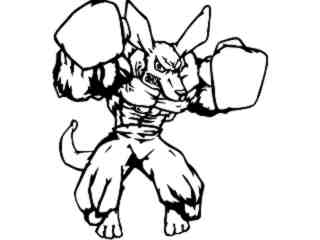  Mouse Rat Boxer_ M B 1 Decal Proportional