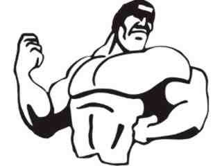  Muscleman Decal Proportional