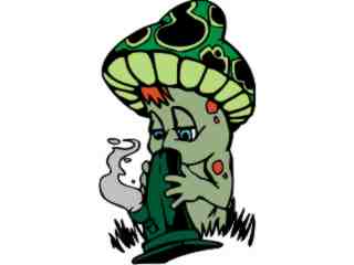 Mushroom Bong Hit_ G D 1 Decal Proportional