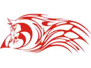  Mustang Horse Tribal 0 6_ A F 1 Decal Proportional