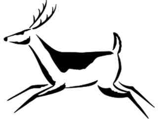  Native American_ Deer_ 1 7 8_ V A 1 Decal Proportional