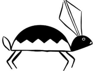  Native American_ Rabbit_ 1 7 8_ V A 1 Decal Proportional
