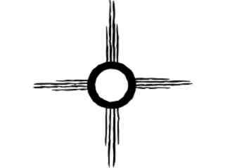  Native American_ Sun_ 1 7 8_ V A 1 Decal Proportional