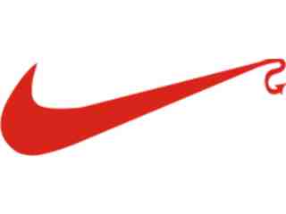  Nike Devils Tail Decal Proportional