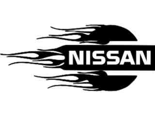  Nissan Flamer Decal Proportional