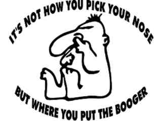  Nose Picker Decal Proportional
