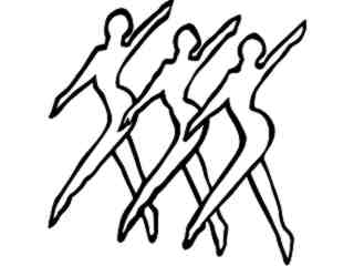  People_ Dance Line M G_ P A 1 Decal Proportional