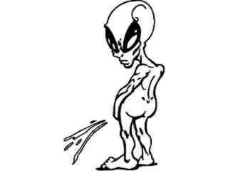  Pisser Alien_ G D G Decal Proportional