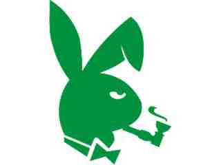  Playboy Pipe Decal Proportional