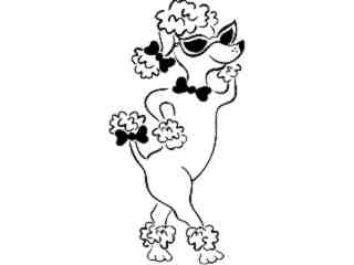  Poodle Flirt_ 0 4 5_ V A 1 Decal Proportional