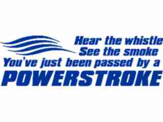 Power Stroke Passed Ford Decal Proportional