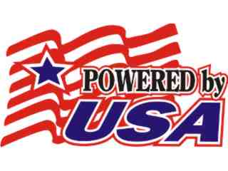  Poweredby U S A_ C L 1 Decal Proportional