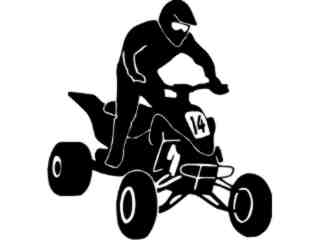  Quad Motorcycle B M X_ 1 5 Decal Proportional