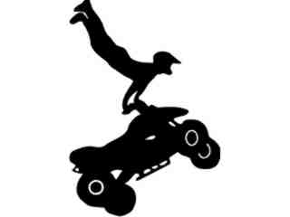  Quad Motorcycle B M X_ 1 9 Decal Proportional