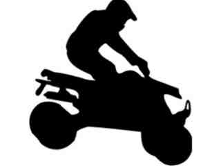  Quad Motorcycle B M X_ 3 6 Decal Proportional