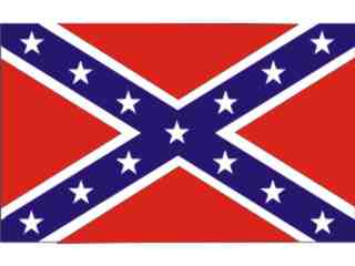  Rebel Flag_ C L 1 Decal Proportional
