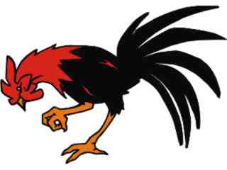  Rooster Down_ G D 1 Decal Proportional