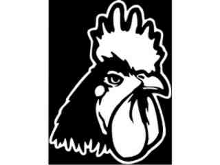  Rooster Head 2_ I N V Decal Proportional