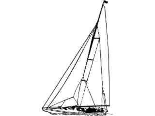  Sailboats_ J Boat Yacht_ 1 8 7_ D T L_ V A 1 Decal Proportional