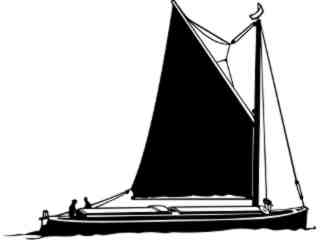  Sailboats_ Wherry_ 1 8 7_ D T L_ V A 1 Decal Proportional
