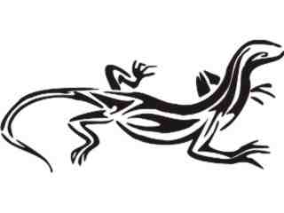 Salamander Lizard Decal Proportional