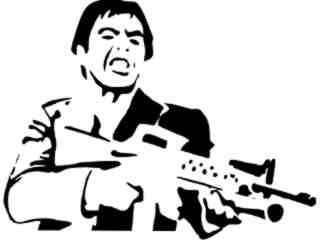  Scarface Last Stand Decal Proportional