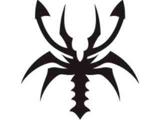  Scorpion Tribalized_ 0 3 0 Decal Proportional