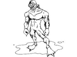  Scuba Man_ M B 1 Decal Proportional