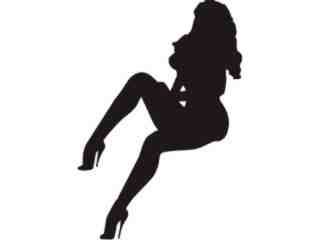  Sexy Silhouette_ 3 6 Plus Size Decal Proportional