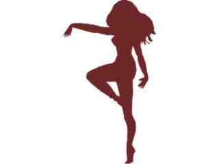  Sexy Silhouette_ 4 1 Dancer Decal Proportional
