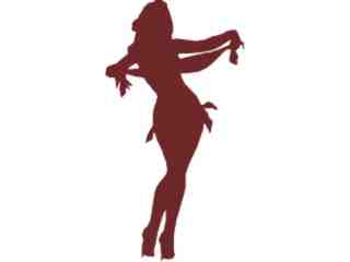  Sexy Silhouette_ 5 2 Strip Decal Proportional