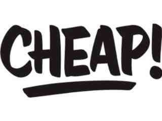  Sign Word_ 1 4 Cheap Decal Proportional