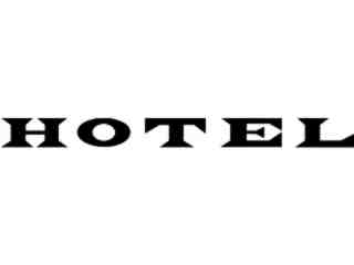  Sign Words_ Hotel_ 2 1 4_ V A 1 Decal Proportional