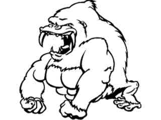  Silver Gorilla_ 0 4 1_ V A 1 Decal Proportional
