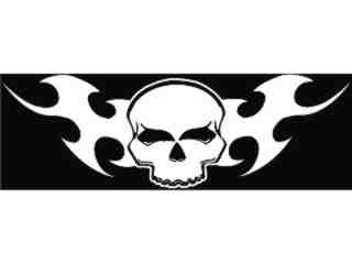  Skull Tribal Blade_ I N V Decal Proportional