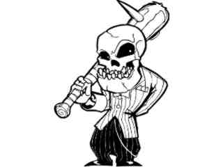  Skullman Bat_ G D G Decal Proportional