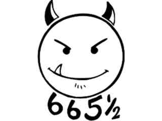  Smiley Devil_ G D G Decal Proportional