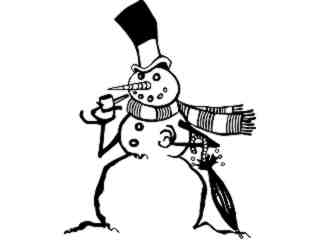  Snowman Winter_ 0 5 4_ V A 1 Decal Proportional