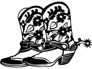  Southwest_ Cowboy Boots_ 1 7 7_ V A 1 Decal Proportional