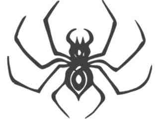  Spider Symbol Decal Proportional
