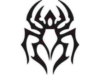  Spider Tribal_ 0 6 4 Decal Proportional
